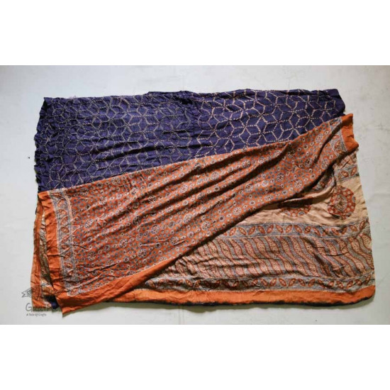 Charulata ★ Tie-Dye & Ajrakh ★ Gajji Silk Saree ★ 10