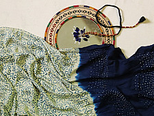 Charulata ★ Bandhani & Ajrakh ★ Gajji Silk Saree ★ 7