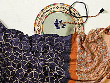 Charulata ★ Tie-Dye & Ajrakh ★ Gajji Silk Saree ★ 10