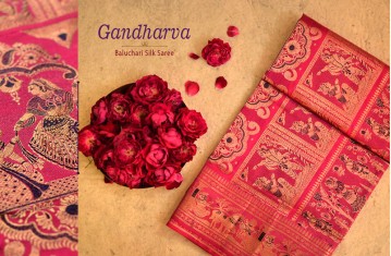 Gandharva * Baluchari Silk Saree.