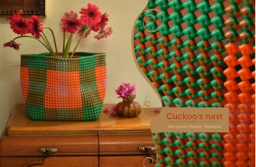 Cuckoo's nest * Recycled Plastic Baskets.