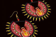 Razia Kunj ♥ Handcrafted Jewelry ♥ Theyyam Earring  (Medium) . L