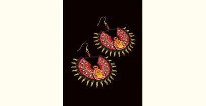 Razia Kunj ♥ Handcrafted Jewelry ♥ Theyyam Earring  (Medium) . L