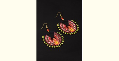 Razia Kunj ♥ Handcrafted Jewelry ♥ Theyyam Earring  (Small) . M
