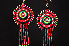 Razia Kunj ♥ Handcrafted Jewelry ♥ Theyyam Earring . N