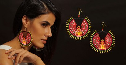 Razia Kunj ♥ Handcrafted Jewelry ♥ Theyyam Earring (Large) . K