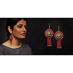 Razia Kunj ♥ Handcrafted Jewelry ♥ Theyyam Earring . N