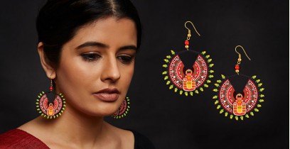 Razia Kunj ♥ Handcrafted Jewelry ♥ Theyyam Earring  (Small) . M