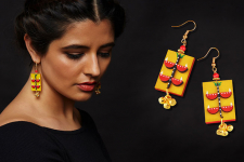 Razia Kunj ♥ Handcrafted Jewelry ♥ Temple Earrings . D