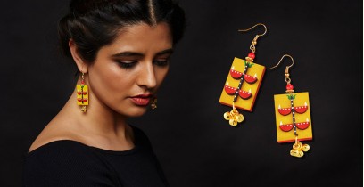 Razia Kunj ♥ Handcrafted Jewelry ♥ Temple Earrings . D