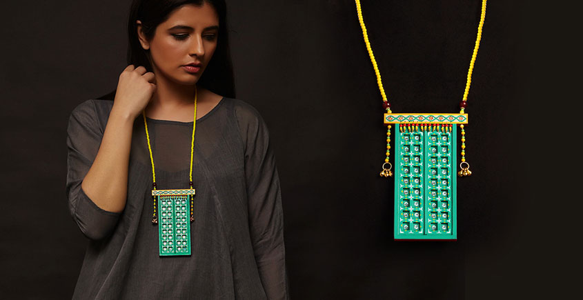 Razia Kunj ♥ Handcrafted Jewelry ♥ Jharoka Necklace . B