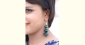 Flora ⚹ Glass Jewellery ⚹ Teal Minaar ( Earring ) ~ 7