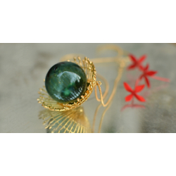 Bihag . Glass Jewellery ☼  Weave Of Nature Pendant ( Teal ) ~ 24