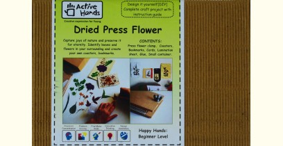 Active Hands ~  Dried press flower
