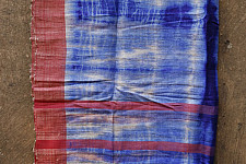 A piece of sky on my Window.. ♡ Tie-dye Tussar Silk Dupatta ♡ 20