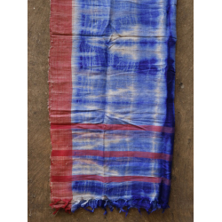 A piece of sky on my Window.. ♡ Tie-dye Tussar Silk Dupatta ♡ 20