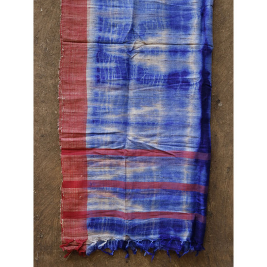 A piece of sky on my Window.. ♡ Tie-dye Tussar Silk Dupatta ♡ 20