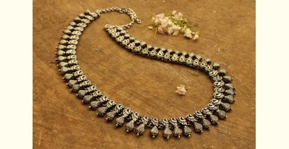 Khwab ✽ Antique Finish White Metal ✽ Necklace { 9 }