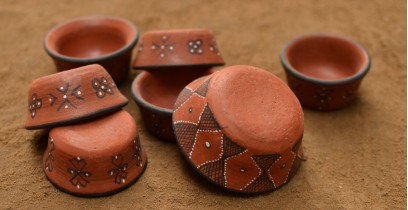 Terracotta Katories ~ 8 { set of 7 }