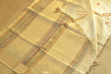 Dream Girl ❁ Tussar Silk . Madhubani Saree ❁ 10