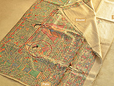 Dream Girl ❁ Tussar Silk . Madhubani Saree ❁ 2