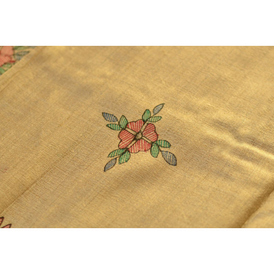 Dream Girl ❁ Tussar Silk . Madhubani Saree ❁ 2