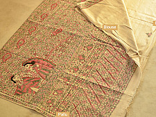 Dream Girl ❁ Tussar Silk . Madhubani Saree ❁ 3