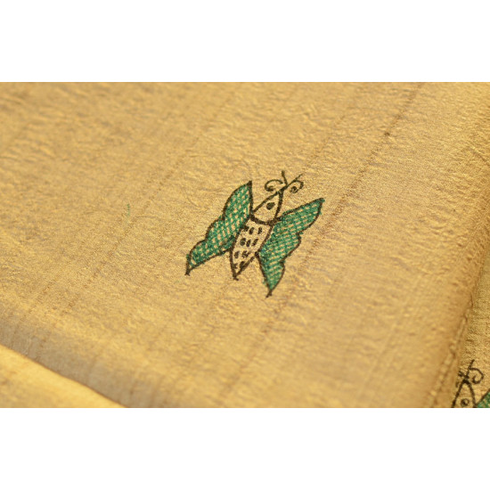 Dream Girl ❁ Tussar Silk . Madhubani Saree ❁ 4