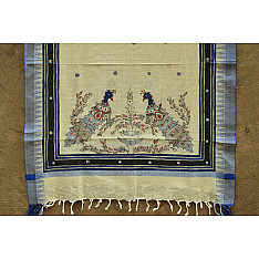 Urmika ❁ Cotton Silk . Madhubani Dupatta ❁ 13