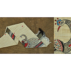 Urmika ❁ Cotton Silk . Madhubani Dupatta ❁ 14