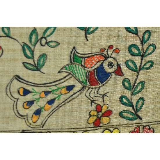 Urmika ❁ Cotton Silk . Madhubani Dupatta ❁ 4