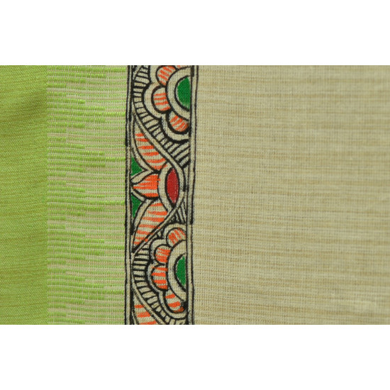 Urmika ❁ Cotton Silk . Madhubani Dupatta ❁ 6