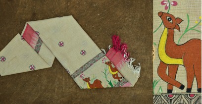 Urmika ❁ Cotton Silk . Madhubani Dupatta ❁ 8