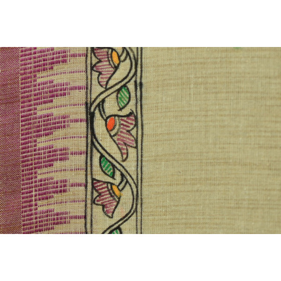 Urmika ❁ Cotton Silk . Madhubani Dupatta ❁ 10