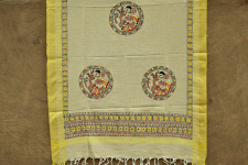 Urmika ❁ Cotton Silk . Madhubani Dupatta ❁ 16