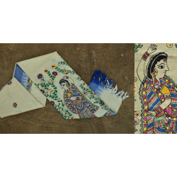 Urmika ❁ Cotton Silk . Madhubani Dupatta ❁ 2