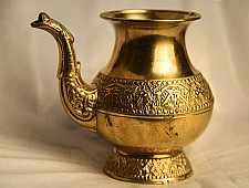 अर्चना ❋ Brass . Carving kalash (solid brass) ❋ 46