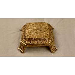 Ahar ❋ Brass . Solid Carving Bajoth ( 1.5 KG)