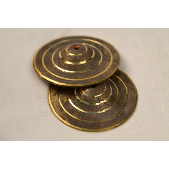 मनोहार ✥ Brass . Manjira medium ✥ 45