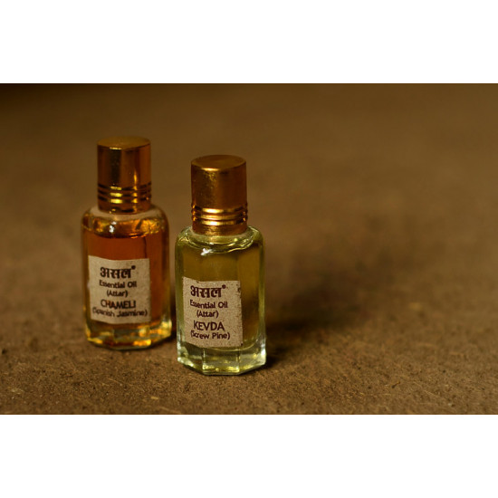 Attar (Natural Perfume) ~ Kevada + Chameli