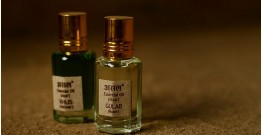 Attar (Natural Perfume) ~ Khus + Gulab