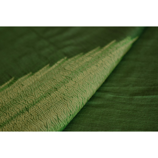 Haiku ✼ Handwoven Tussar-Spun Silk Shibori Saree { F }