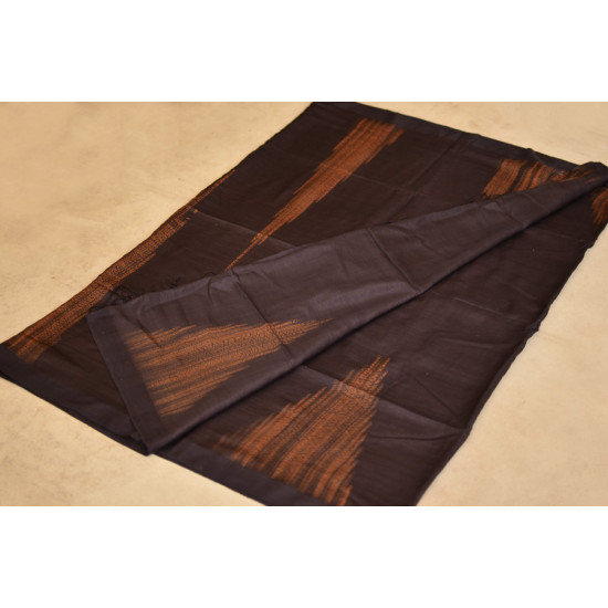 Haiku ✼ Handwoven Tussar-Spun Silk Shibori Saree { G }