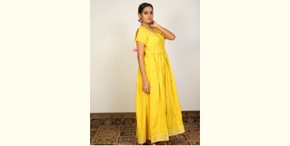 Nivriti ❊ Yellow gathered long dress ❊ 6