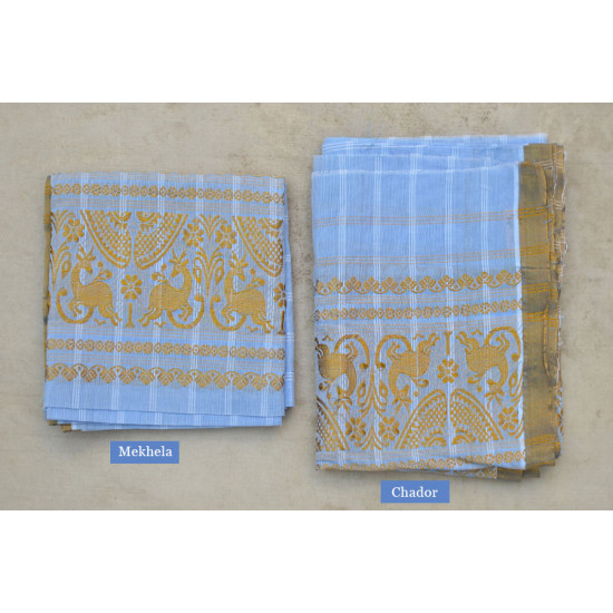 Vijul ❋ Assamese Handwoven ❋ Mekhela Sador ❋ 5