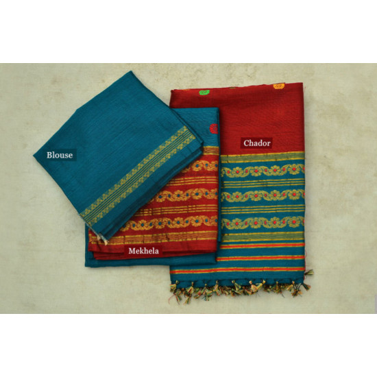 Vijul ❋ Assamese Handwoven ❋ Mekhela Sador ❋ 3