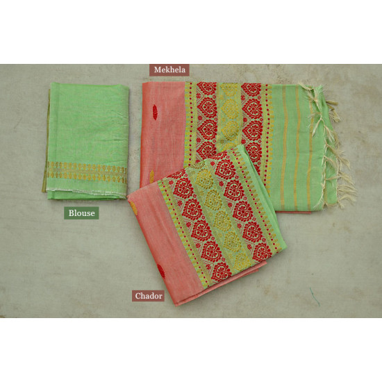 Vijul ❋ Assamese Handwoven ❋ Silk Saree ❋ 13