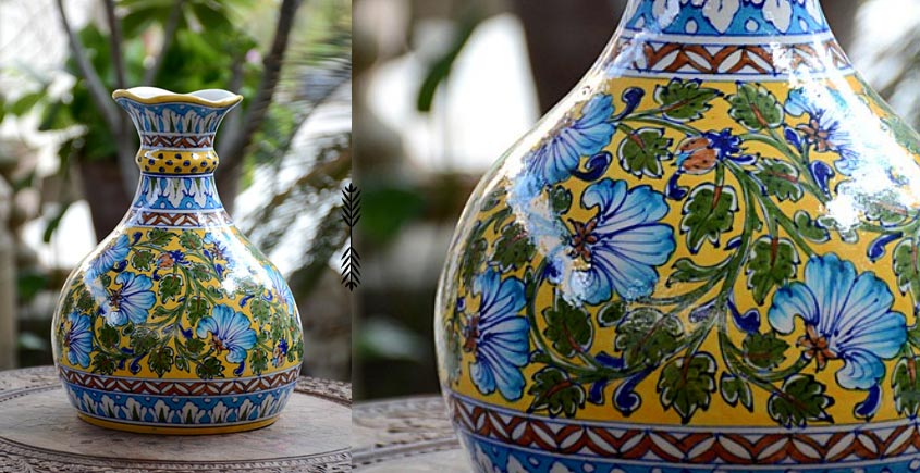 Azur ᴥ Blue Pottery Matka Vase ᴥ 53