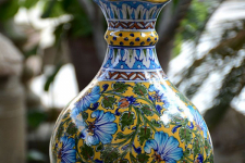 Azur ᴥ Blue Pottery Matka Vase ᴥ 53