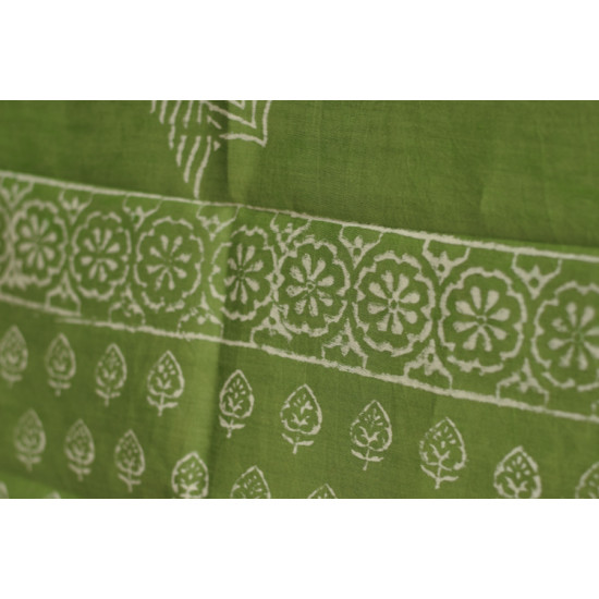 मधुमालती  ♠  Block Printed ♠ Chanderi Dress Material { 7 }